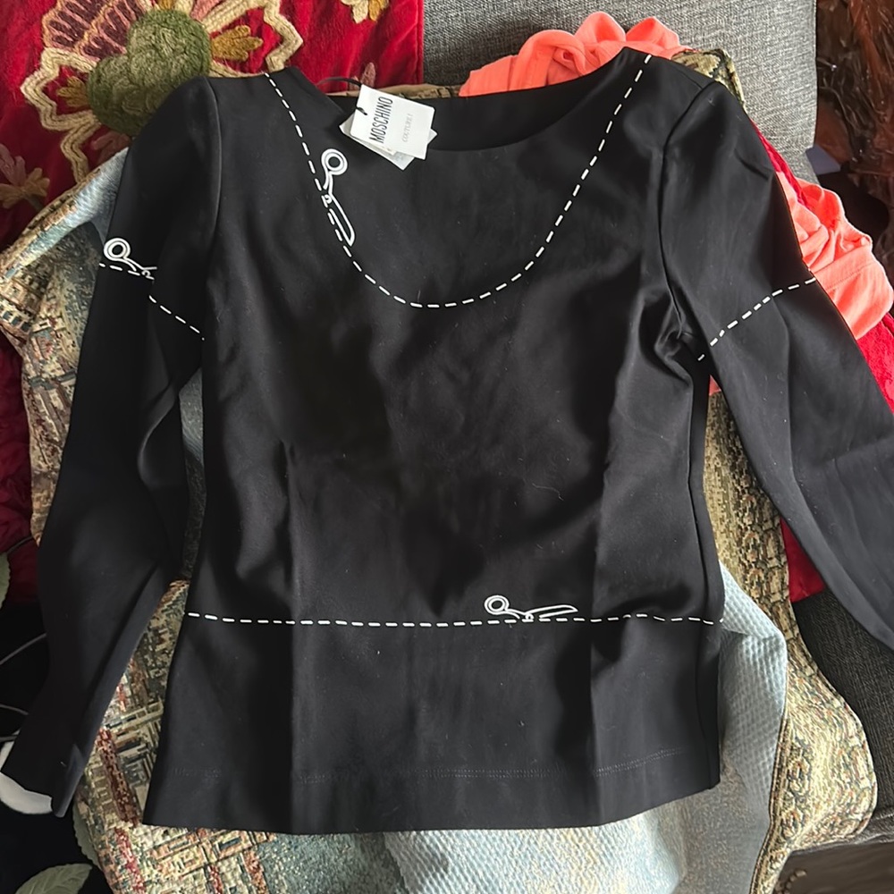 Moschino Black Long Sleeve